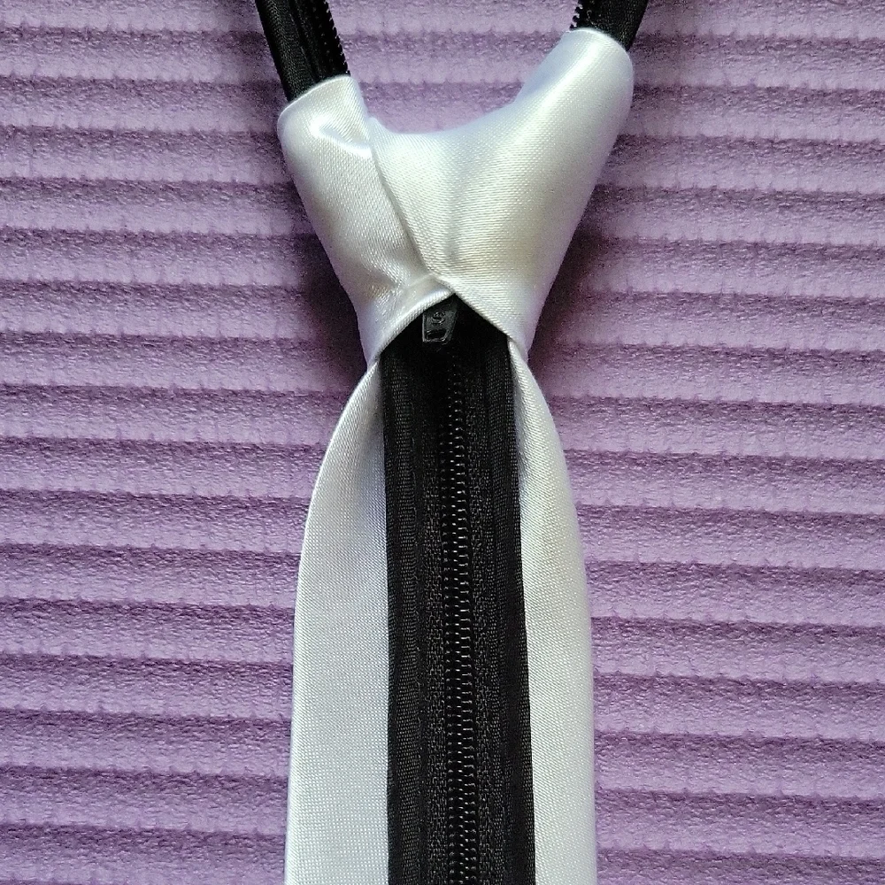 Lot of 6 Kids Satin-like neckties bundle - Easy On and Off